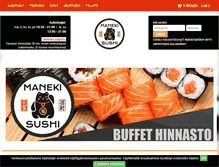 Tablet Screenshot of manekisushi.com